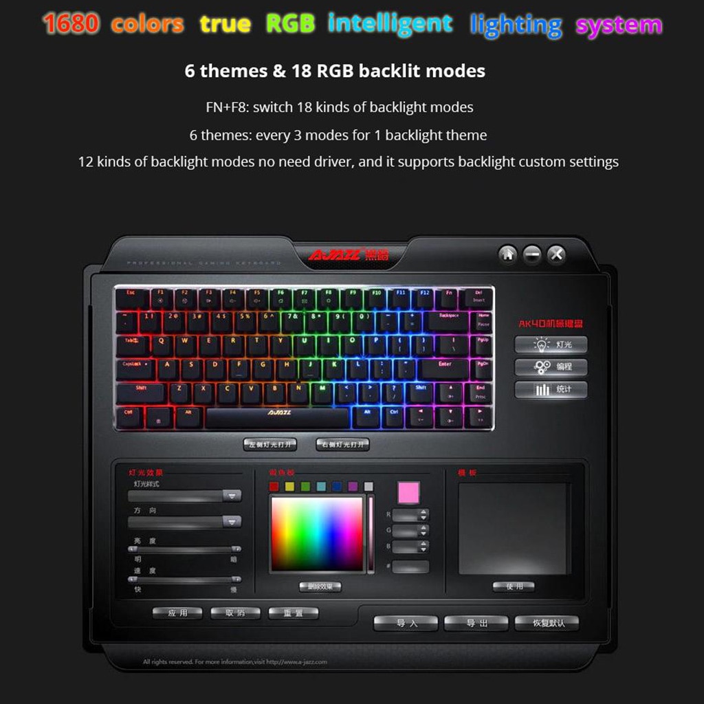 Clavier mécanique rvb Mini 82 touches disposition bleu noir commutateurs filaire clavier mécanique Portable Mini clavier de jeu