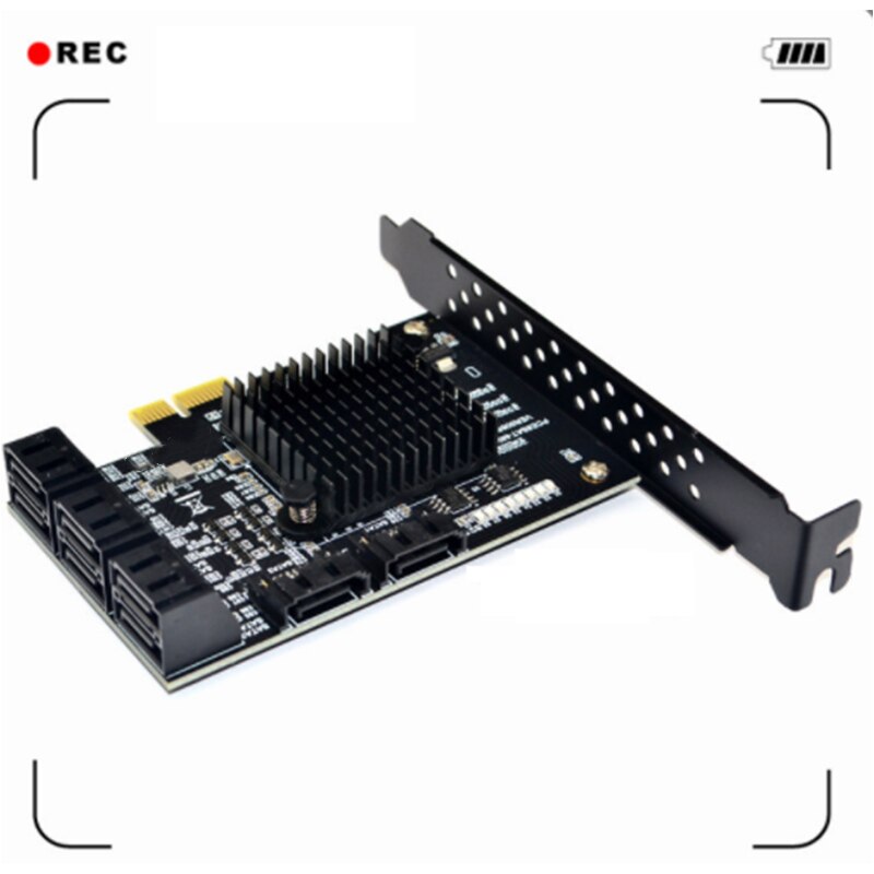 PCI-E SATA 2X 4X 8X 16X PCI-E Karte PCI Express zu SATA 3,0 8-Port SATA III 6Gbps expansion Adapter mit SATA Daten Kabel