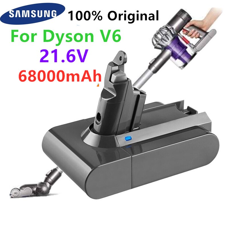 2022 neue Dyson V6 38000mAh 21,6 V Li-Ion Batterie für Dyson V6 DC58 DC59 DC61 DC62 DC74 SV07 SV03 SV09 Staubsauger Batterie