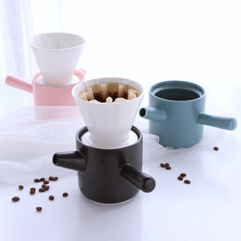 Imellow keramisk kaffefilter  v60 keramisk hånddrypfilter kaffebrygging filterkopp espresso kaffetrakt kaffe tilbehør