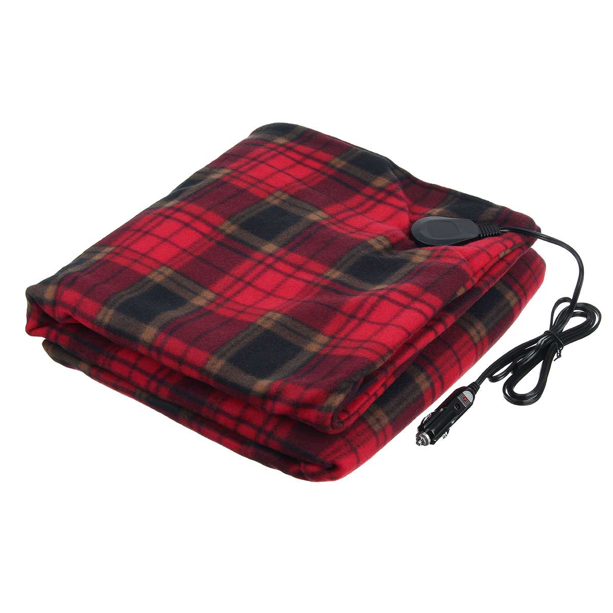 12V Car Heating Blanket Energy Saving 150x100 Cm Car Electric Blanket Seat Cover Warm Electric Heating Blanket Carpet Heated Mat: Default Title
