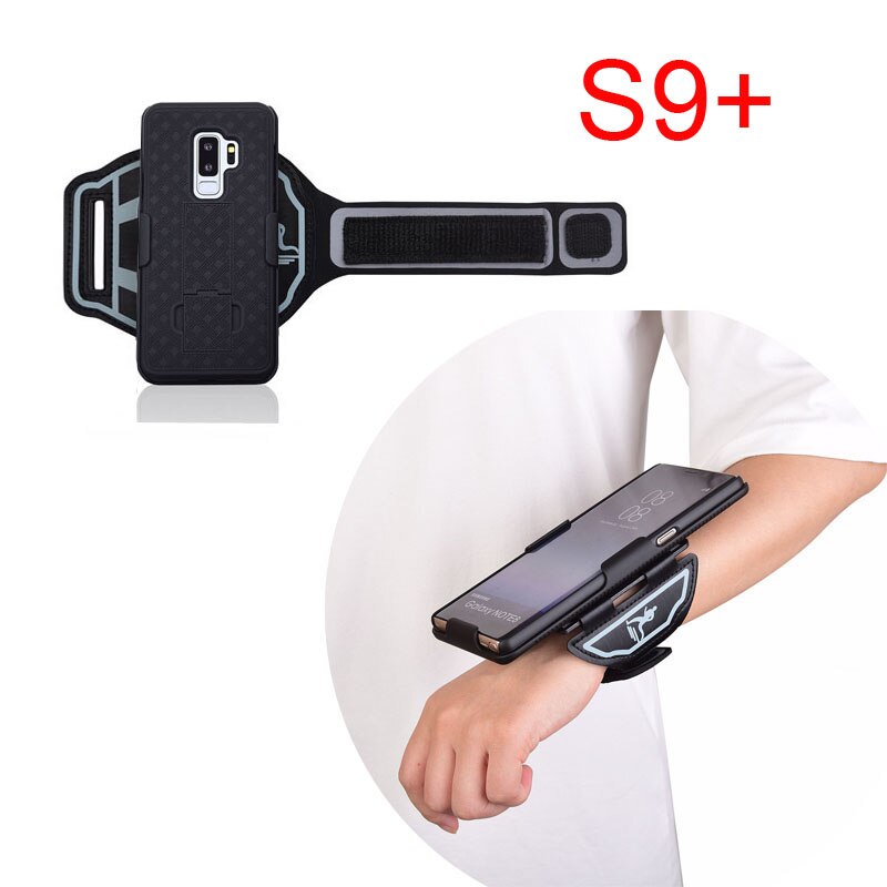 Sport Arm Band Wristband Case for Samsung Galaxy S9 S10+ S10 Plus S10E S10 5G Note 9 Note10 Cover Running Phone Holder Armband: Wristband For S9Plus