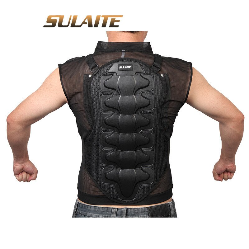SULAITE sans manches dos soutien gilet de Protection EVA Pad snowboard ski sport vestes de sécurité Protection moto armure