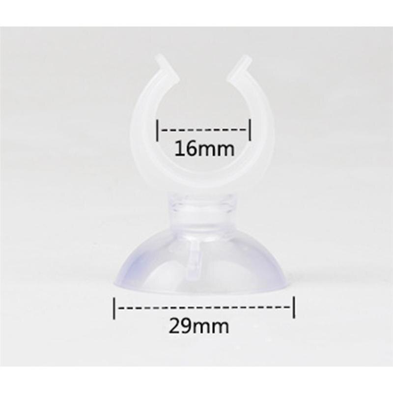 20Pcs Aquarium Zuignappen Tube Holder Zuignappen Buis Clip Zuignappen Buis Klem Zuignappen Aquarium Zuig cup