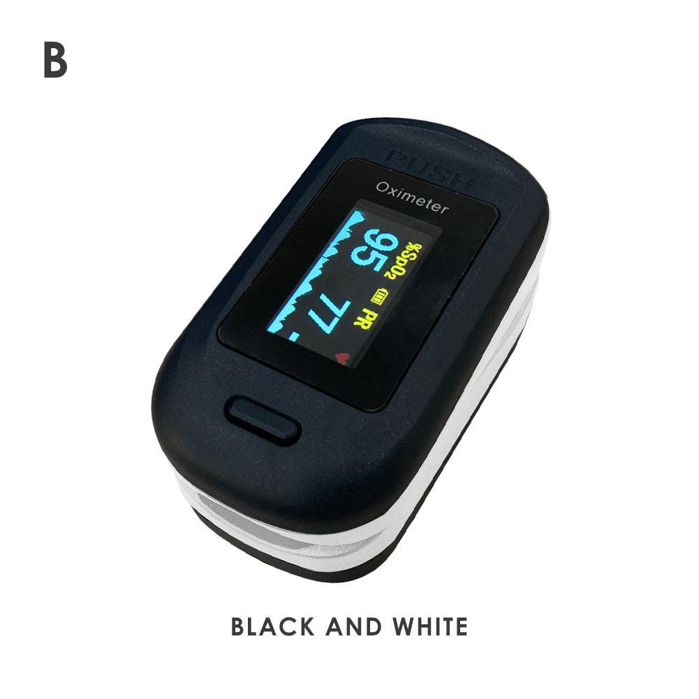 Finger Oximeter Oxygen Saturation Monitor Fingertip Oximeter Portable Oxygen Monitor SpO2 Heart Rate Monitor Oximeter In stock: B