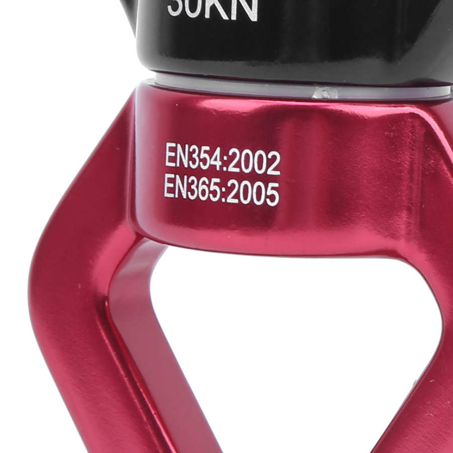 Outdoor Rock Climbing Yoga Rotating Ring Universal Climbing Hanging Wheel Swing Connector Safety Climbing Connector Buckle