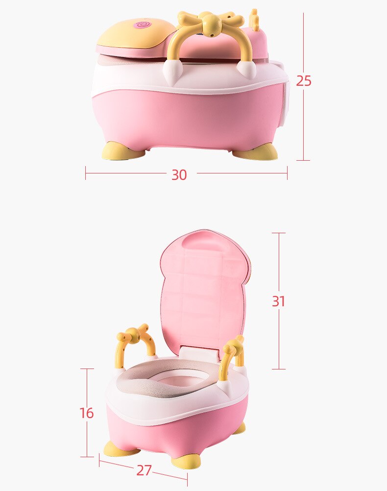 Portable Toilet Baby Toilet Seat Pot For Kids Potty Training Seat Children Potty Baby Boys Toilet Bowl Pot Training Potty Toilet
