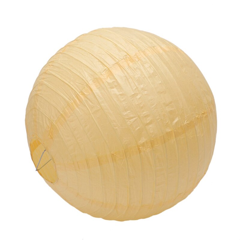 1 x Chinese Japanese Paper Lantern Lampshade for Party Wedding, 40cm(16") Deep Yellow