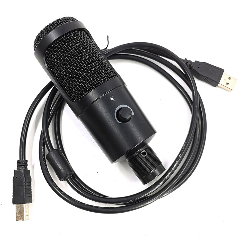 USB Condenser Microphone 35 Stand + Blowout Net Set Computer Recording Microphone Volume Adjusting Microphone Suita