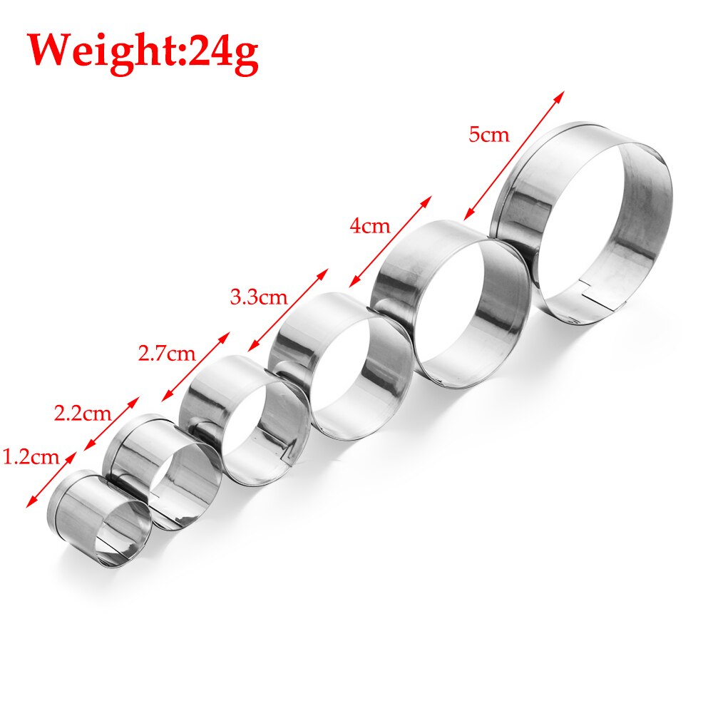 NIHENHAO 6-teiliges Dehnset Edelstahl - 2in1 Schraubtunnel 3-10mm
