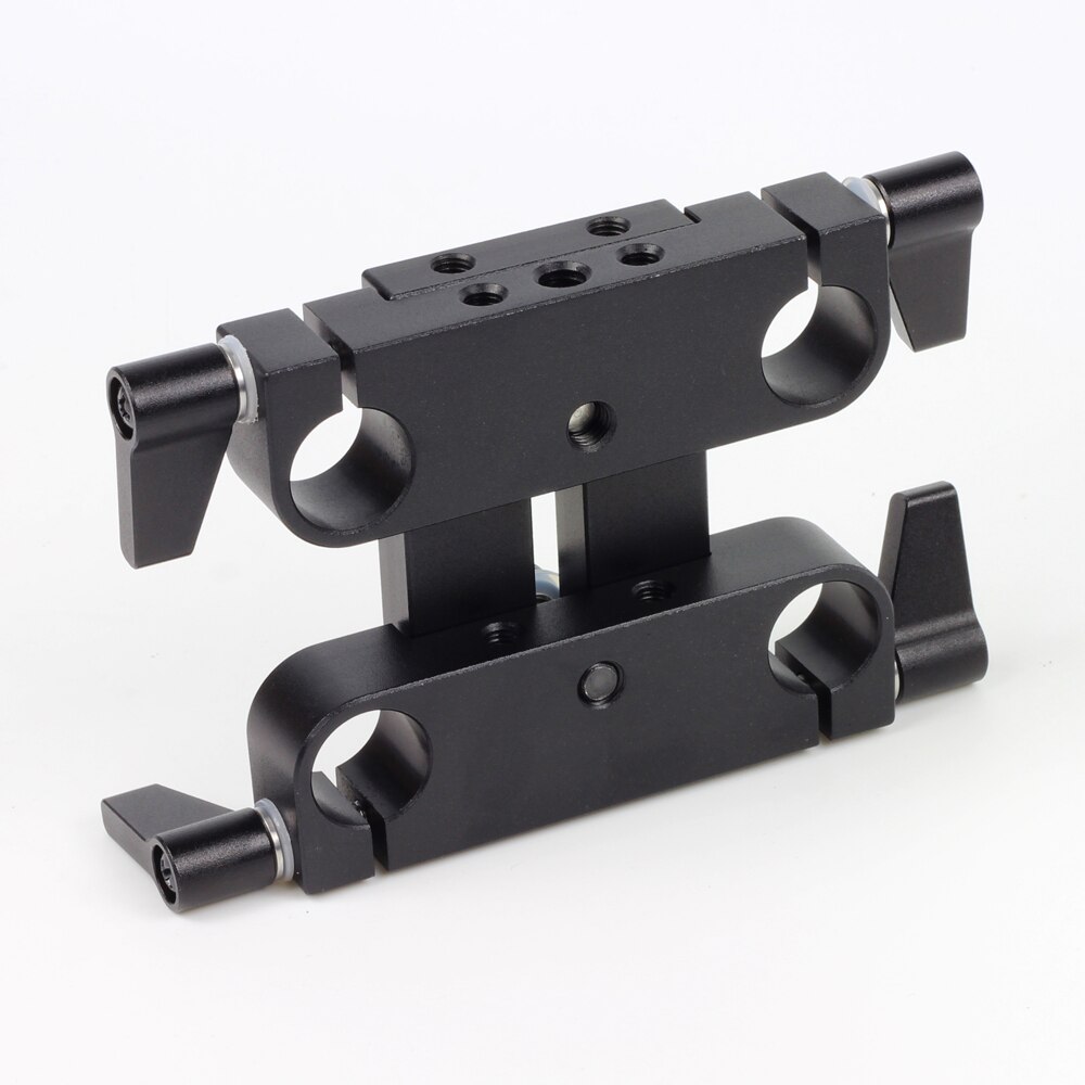 60Mm Afstand Riser Brug Adapter 15Mm Rod Clamp Converter Fr Lws Arriflex Arri Dslr Film Camera Rig Ondersteuning statief Rail Systeem