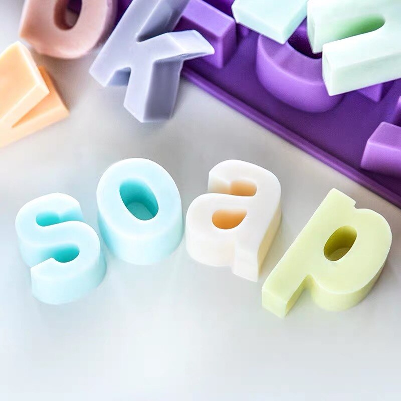 Moules à savon en cristal arabe | Bricolage, Alphabet numérique en silicone, moule épais à savon en cristal avec lettres personnalisées