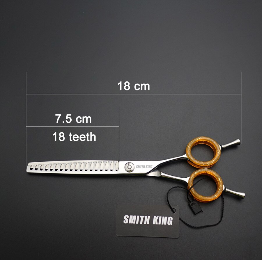 SMITH KING Pet grooming schaar/Scharen, 6.5 inch Dunner schaar/Scharen, Chunkers schaar/Scharen, voor linkshandige en rechtshandige