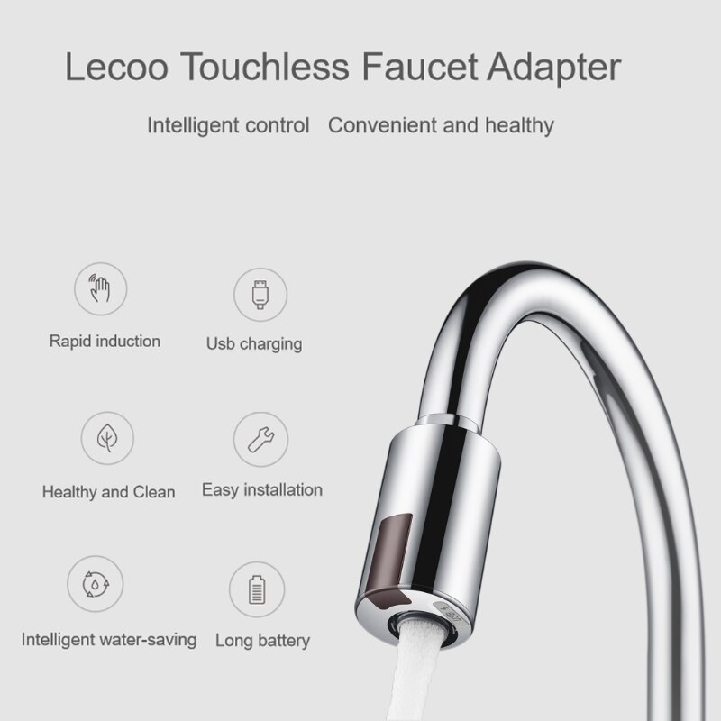 Inteligentny bezdotykowy kran czujnik na podczerwień adapter zlew woda oszczędzanie automatyczne krany adapter dyszy robić kuchni łazienka