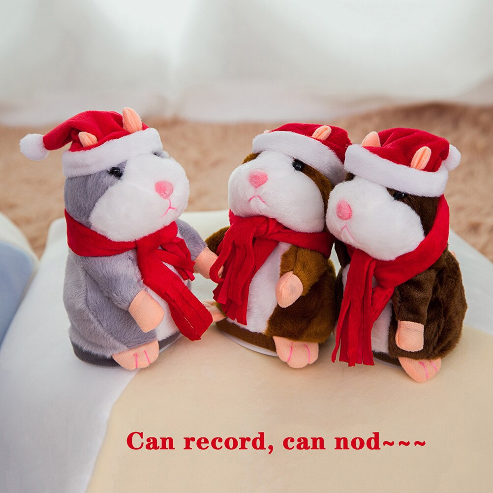 Grappig Praten Huisdier Hamster Elektronische Pluche Speelgoed Geluidsopname Educatief Speelgoed Voor Kinderen