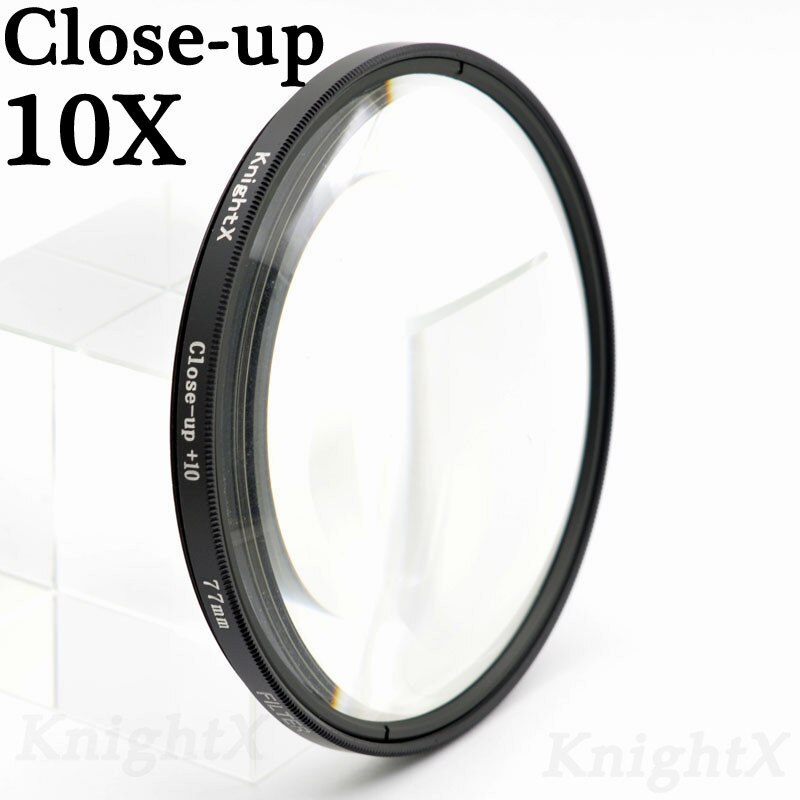 KnightX nah dran hoch 49mm 52mm 55mm 58mm 67mm 77mm Makro objektiv Filter für Nikon Kanon EOS DSLR gehen Profi d5300 600d d3200 d5100 d3300: 58mm