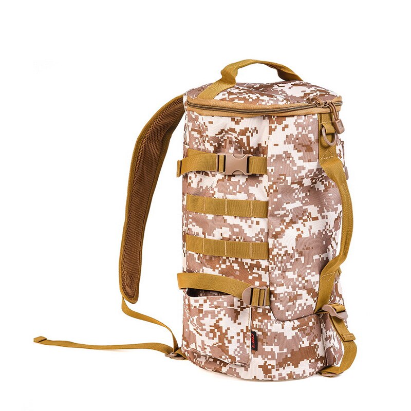 23L bolsas de gran capacidad para aparejos de pesca, estuche para caña de pescar multifuncional al aire libre, herramientas de aparejos de pesca, mochila de almacenamiento: CP