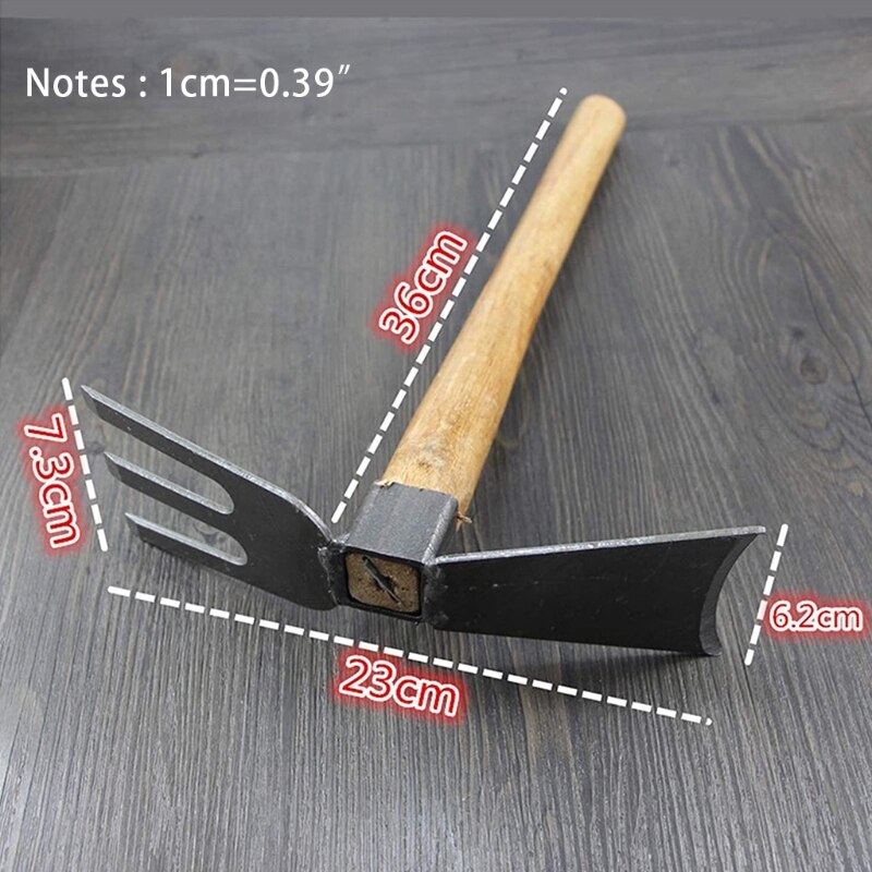 Multifunctional Anti-bending Easy to Use Garden Hoe and Cultivation Loosening Soil Hand Tool Non-Slip Handle Tool