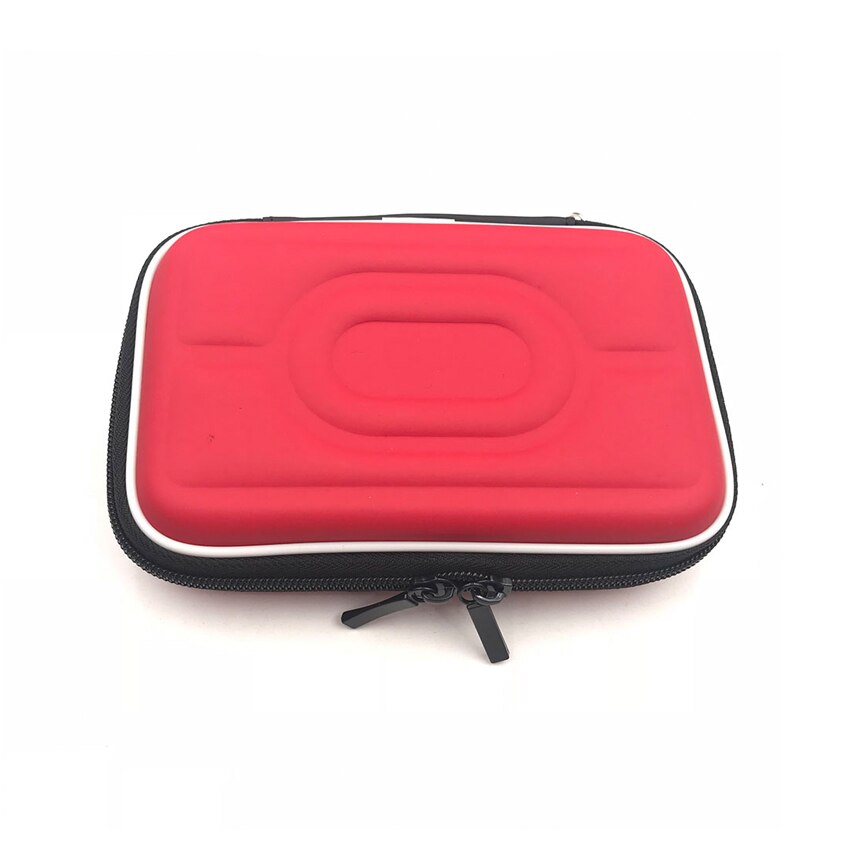 Jcd Hard Case Eva Travel Carrying Protector Bag Voor Gameboy Gba Gbc Carry Cover Opbergtas Voor Ndsl Ndsi 3DS console: Rood