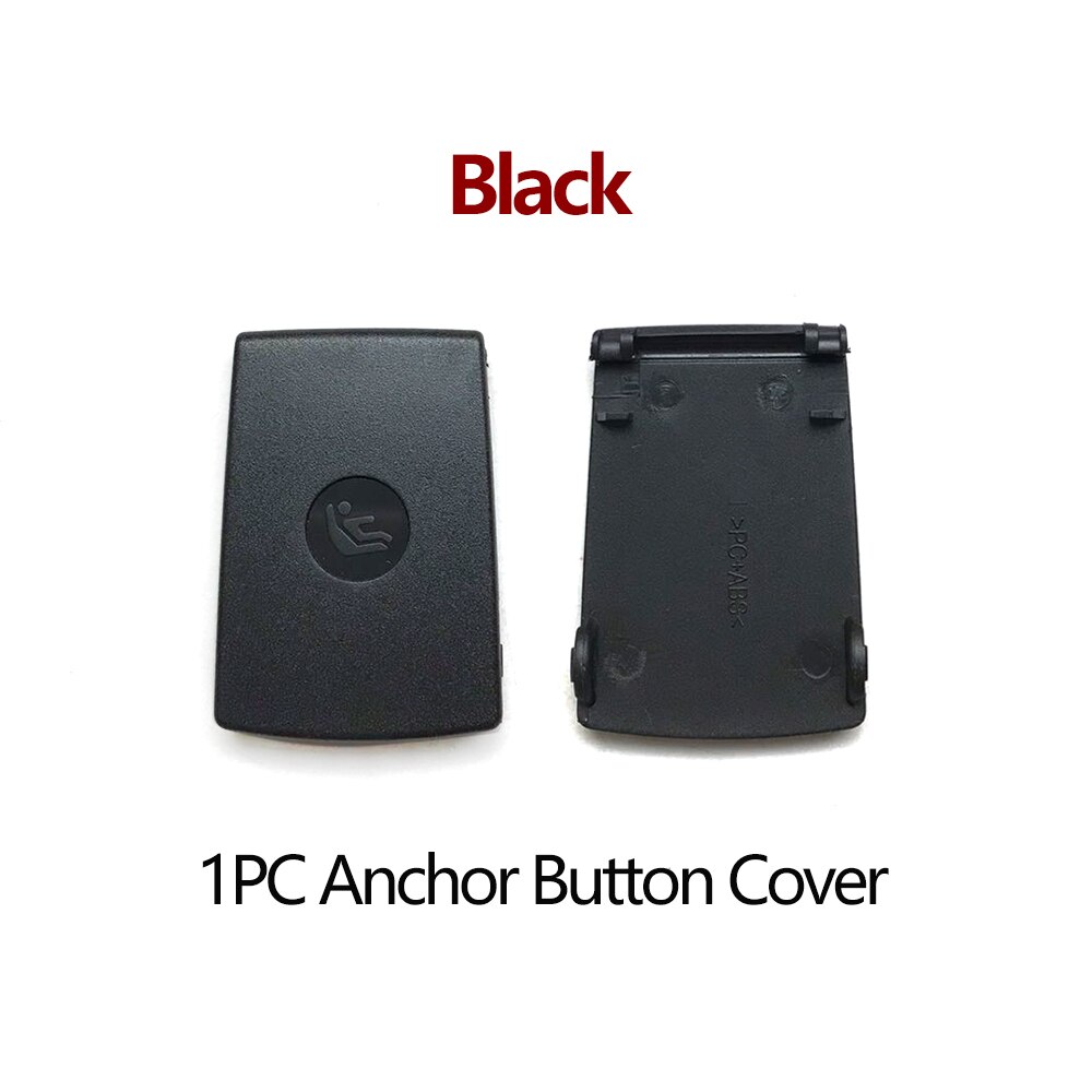 Asiento de seguridad para bebé, cubierta de botón de anclaje ISOFIX, reemplazo para BMW X1, E84, 1S, E81, E87, 3S, E90: Anchor Cover BLACK