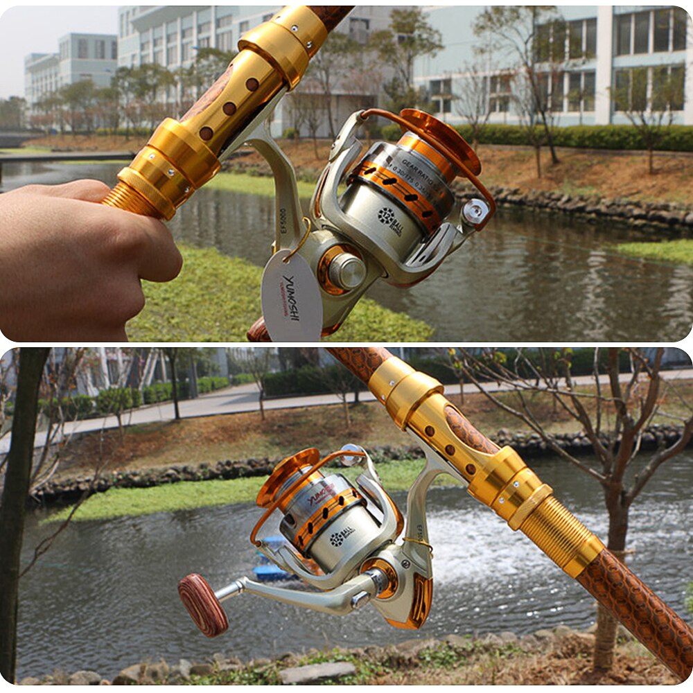 12bb 5.2:1 carretel de pesca molinete de metal 12bb rolamentos de esferas carretel de pesca da carpa EF1000-7000 séries mulinelli fiação 2019