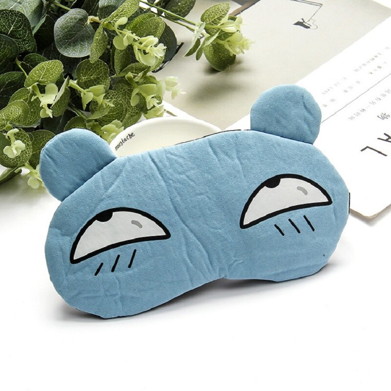 Cute Cotton Sleeping Mask Eyepatch Eye Cover For Eye Travel Relax Sleeping Aid Eye Patch Shading Eye Mask With Ice bag