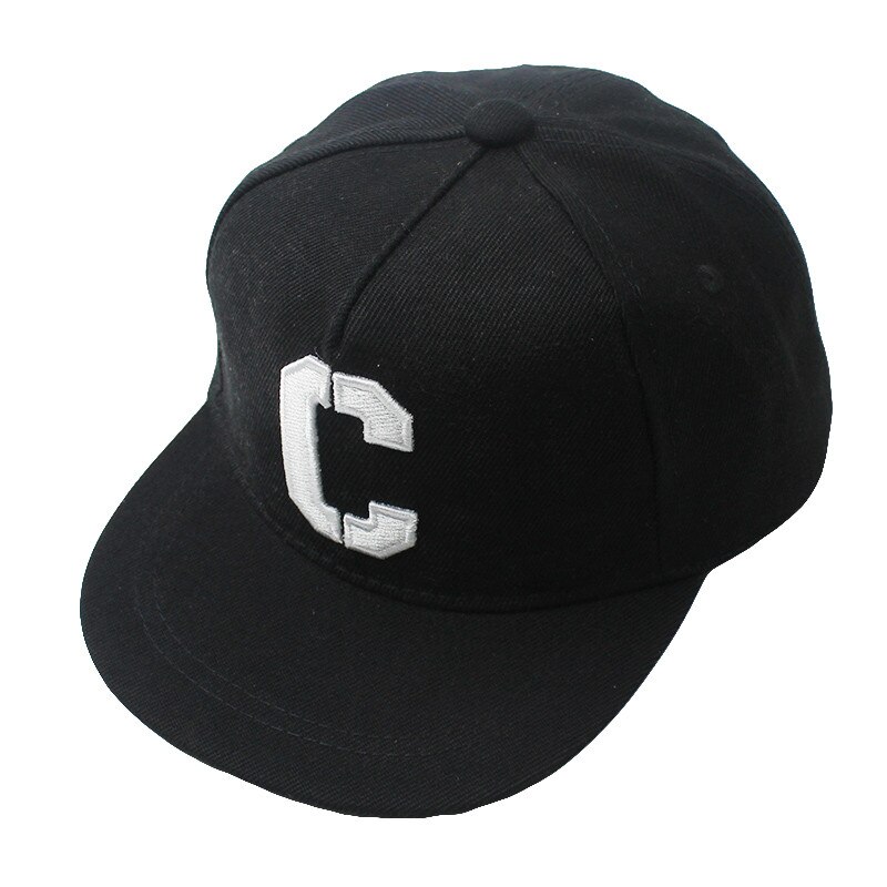 Lovingsha 3-8 Jaar Oude Kid Jongen Baseball Caps Snapback Caps Verstelbare Caps Voor Meisje ACC079: CC079BLK