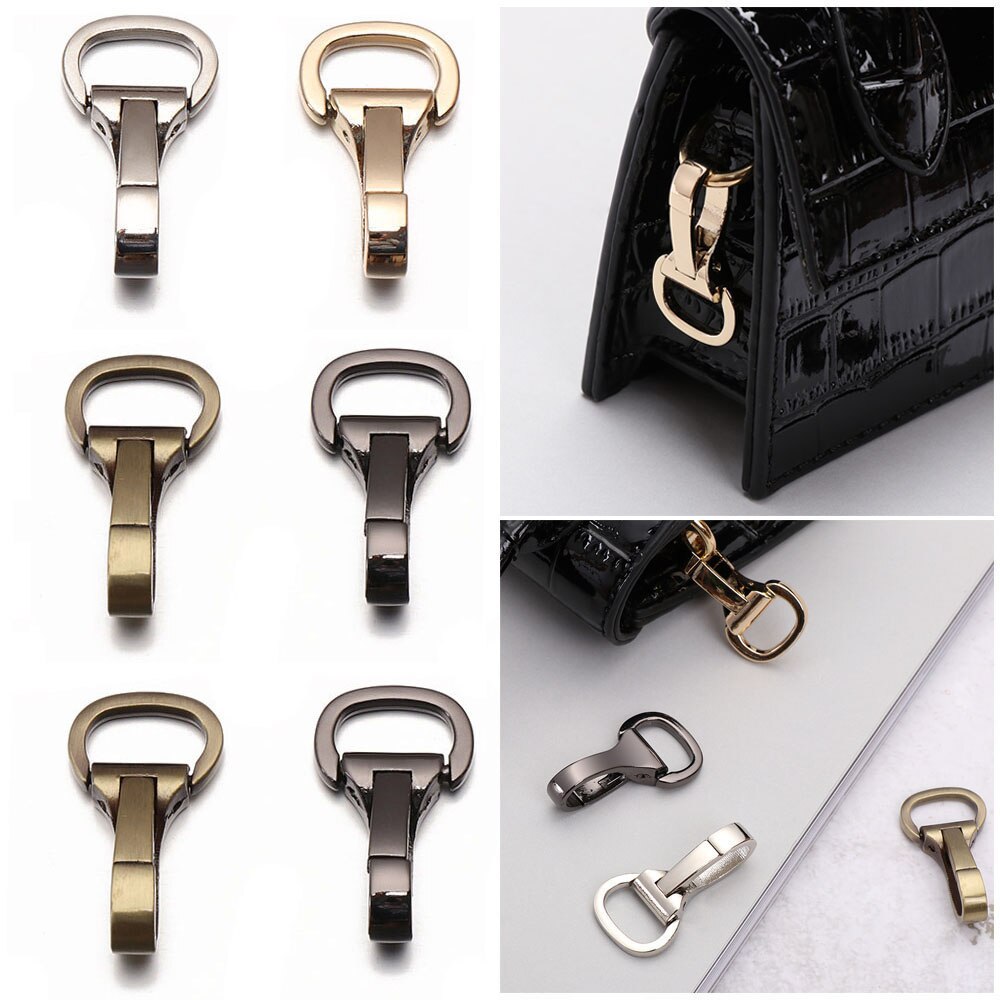 1Pc Metalen Snap Haak Tas Accessoires Trigger Karabijn Clip Spring Gate Voor Leer Craft Tas Riem Gordel sleutelhanger