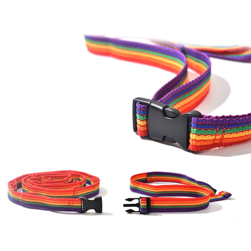 Outdoor Camping Tent Storage Lanyard Picnic Clothesline Rainbow Strap Durable Adjustable Long Bundled Rope Tent Rope Accessories
