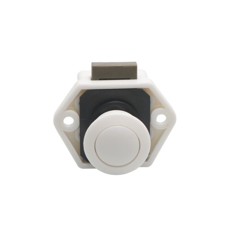 20Mm Diameter Camper Push Lock Rv Caravan Boot Lade Klink Knop Lock Home Kast Lade Lock Knop Lock Meubels hardware: black