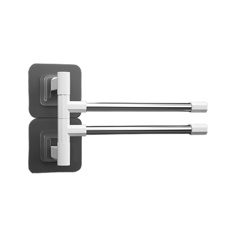 Swivel Towel Bar Wall Mount Bathroom Towel Rack Holder Storage Organizer Space Saving Towel Rail 2/3/4/5 Arms