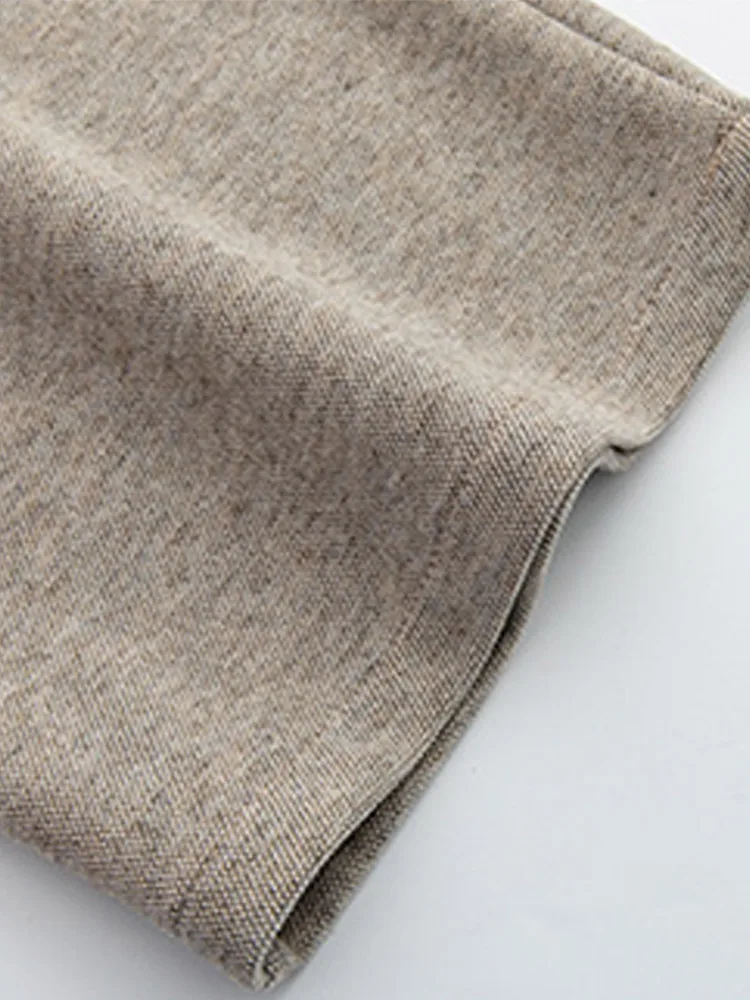 Pantalones de chándal holgados de lana y Cachemira para mujer, pantalones deportivos rectos de cintura alta elásticos cálidos informales para mujer, pantalones de de invierno 2024