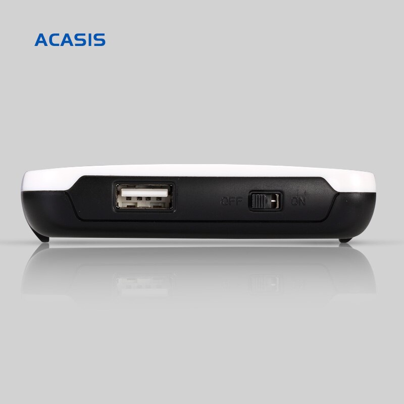 On 2.5'' ACASIS Original 120GB Storage USB2.0 HDD Mobile Hard Disk External Hard Drive Have switch power