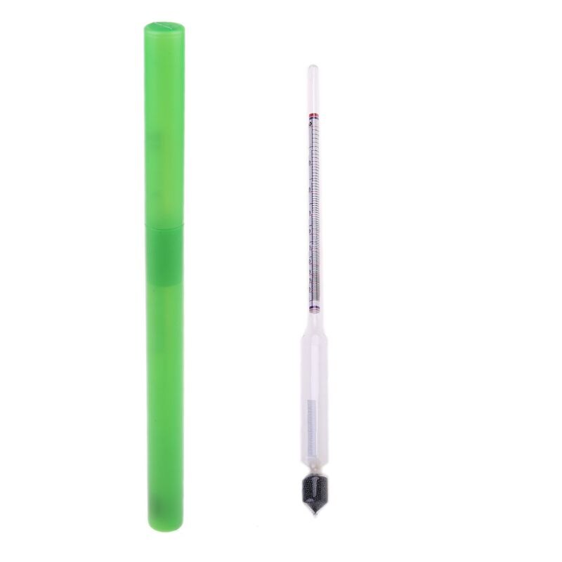 Testeur D'Alcool 0-100% Avec Hydromètres + Thermomètre - Kit Complet Pour Brassage Maison Et Distillation
