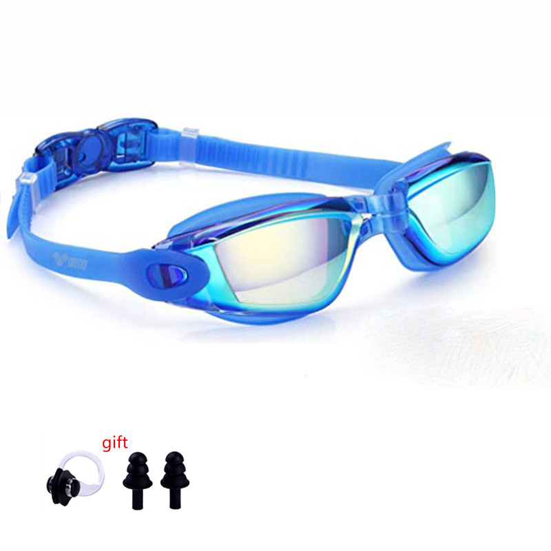 ARENA Kein Auslaufen, Anti-Beschlag, vollständiger Schutz, HD-Schwimmbrille, für Herren und Damen, verstellbare, auslaufsichere Schwimmbrille für Erwachsene: Lila