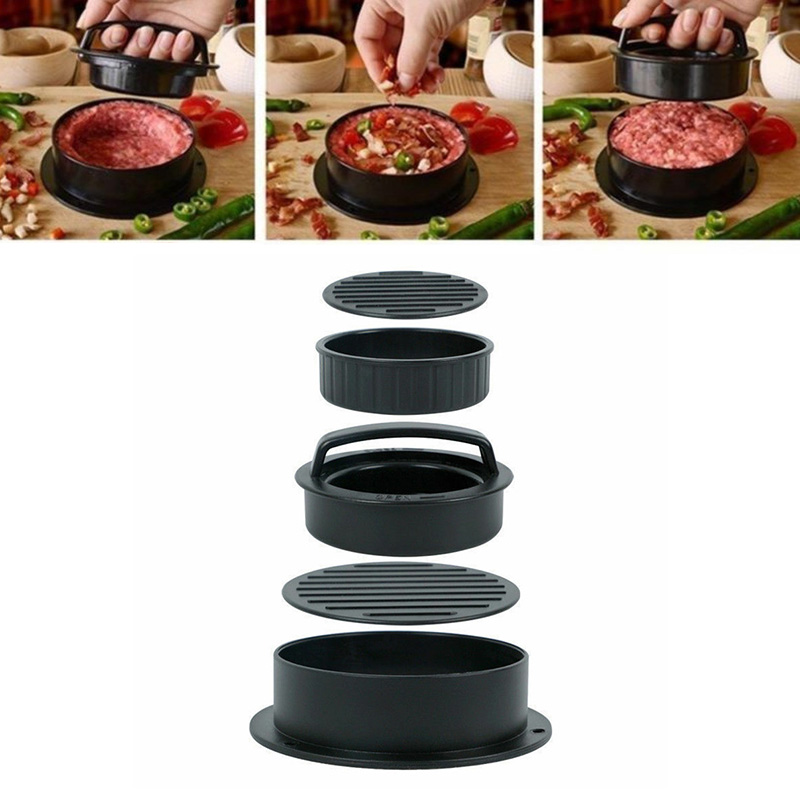 Hamburgare maker hamburgare press rund form non-stick kock kotletter hamburgare kött nötkött burger burger press patty maker mögel