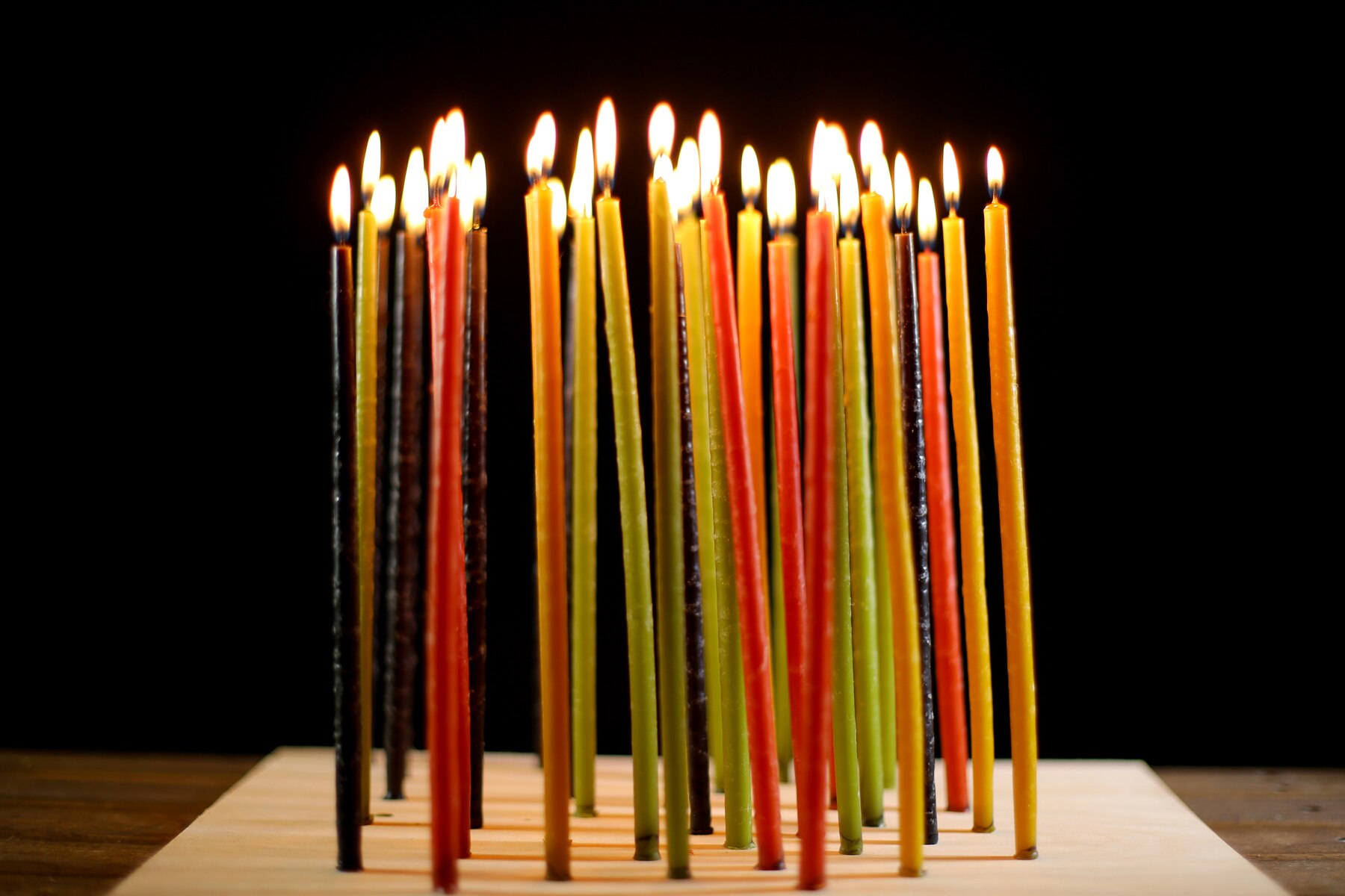 Church candle wax handmade wish wax ceremonial candle 10 pcs 28 cm