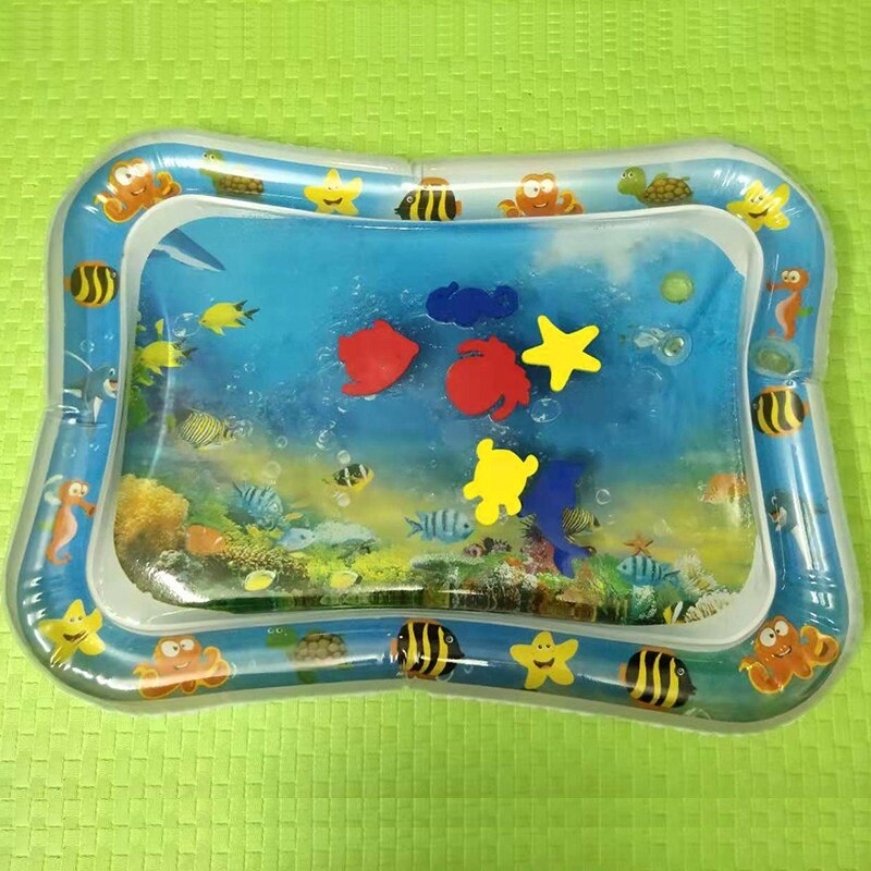 Inflatable Baby Water Mat Fun Activity Play Center For Children And Infants R8W7 Inflatable Portable Bathtubs