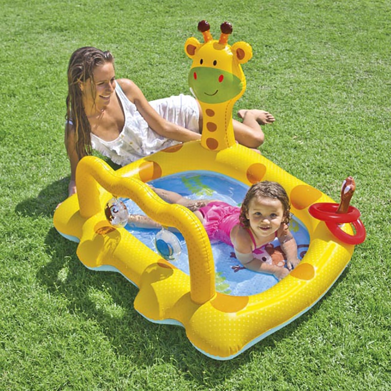 Opblaasbare Zwembaden Voor Kinderen Kids Baby Zwembad Tuin Bad Grote Plastic Swimmingpool Kinderen Zwembad Zwemmen Giraffe