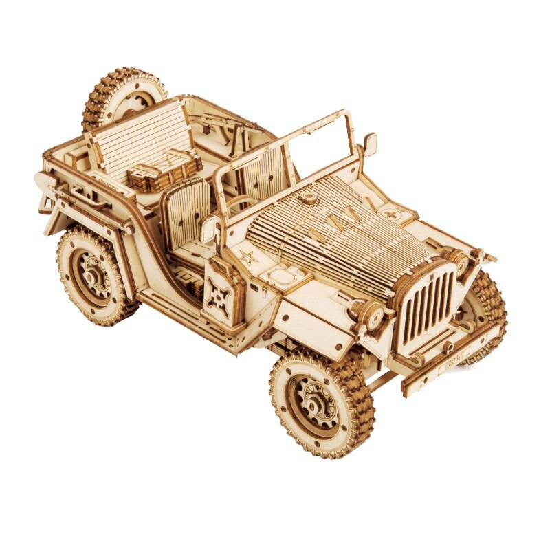 Diy 3D Houten Puzzel Trein Clockwork Gear Drive Locomotief Montage Model Building Kit Speelgoed Cadeau Voor Kinderen Tieners: MC701