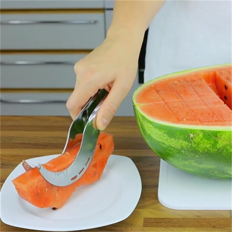 Tomaatsnijder - Roestvrij Staal Fruit Groente Snijder - Keuken Kookgereedschap - Ham Vlees Snijder
