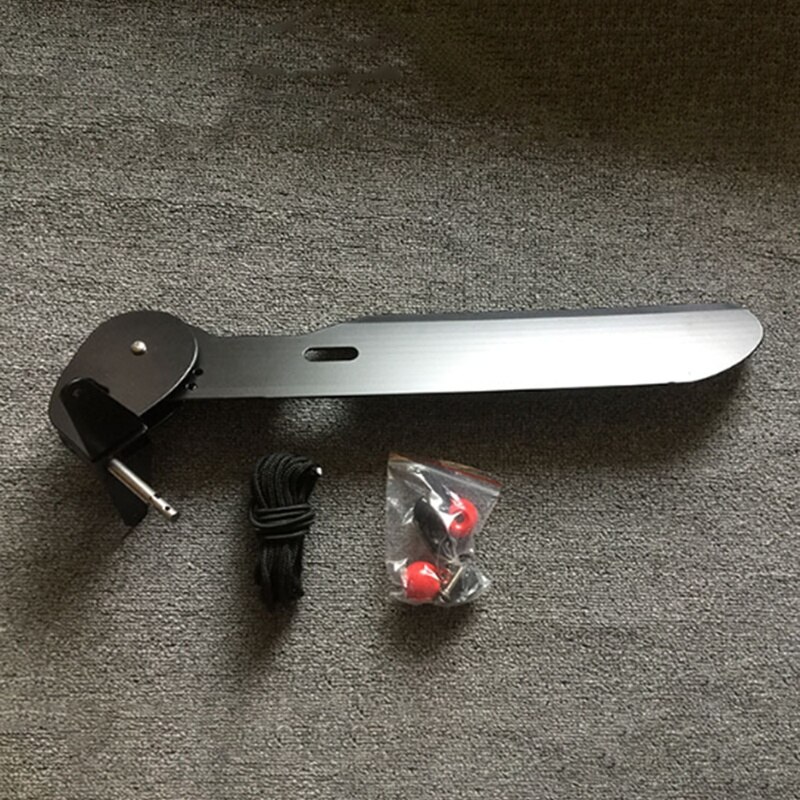 Aluminiumslegering marine båd fartøjer kano kajak ror fod kontrol retning kit sejlbåd dele styresystem