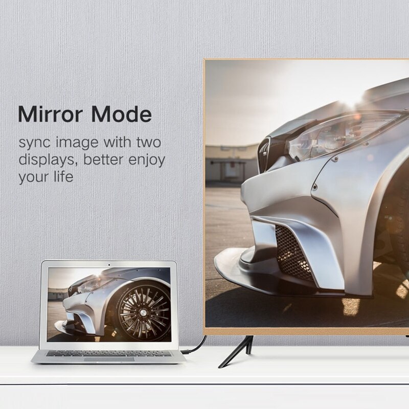 Mini DisplayPort to HDMI Cable 4K Mini DP to HDMI 6 Feet Cable for Air/Pro, Surface Pro/Dock, Monitor, Projector