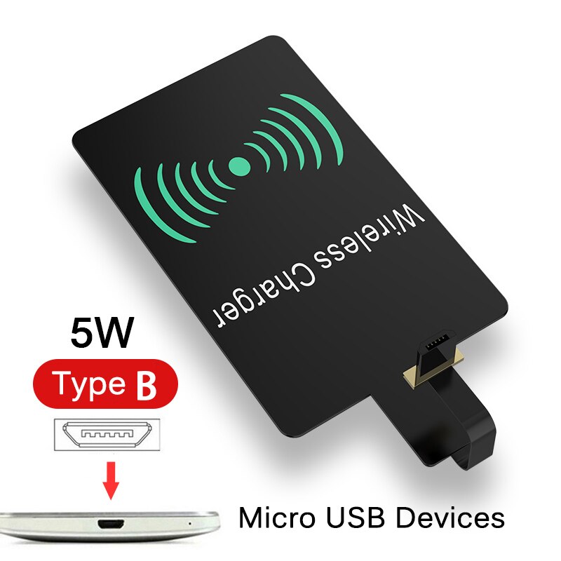 5V/2A 10W Qi szybka bezprzewodowa ładowarka odbiornik robić ładowarki Podkładka cewki dla xiaomi Samsung huawei iPhone 6 7 plus rodzaj-c uniwersalny: rodzaj B 5W