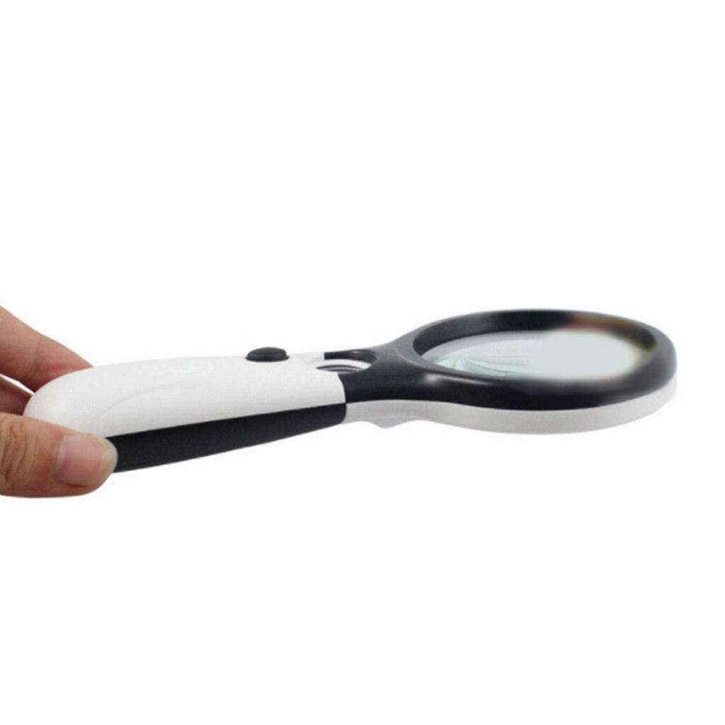 Magnifying Glass with Light Illuminated Magnifier with 3x 45x High Magnification Lightweight Handheld Magnifying Glass