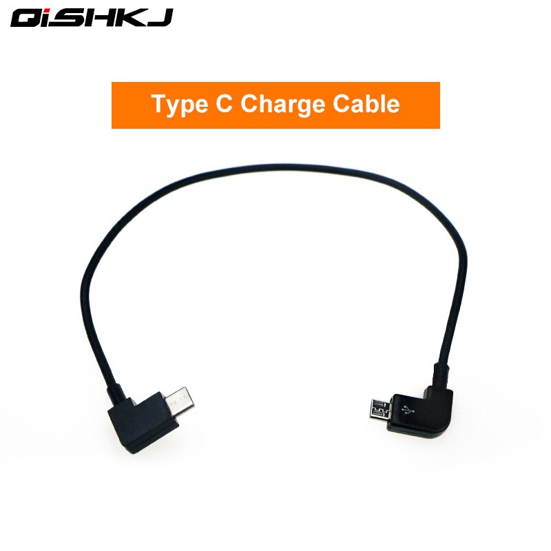 Gimbal opladerkabel til lyn type c mikro-usb til zhiyun glat 4 3 q feiyutech vimble 2 android samsung iphone kabel: Type c