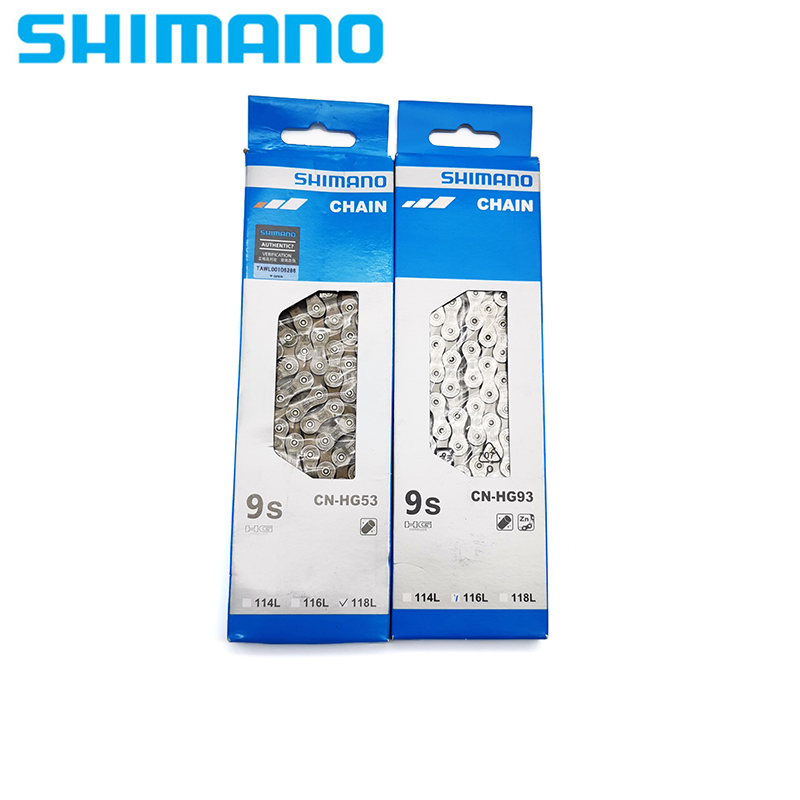 SHIMANO CN-HG53/HG93/HG40 chaîne de vélo de montagne HYPERGLIDE 8/9 vitesses 116/118L chaînes Iamok pièces de vélo
