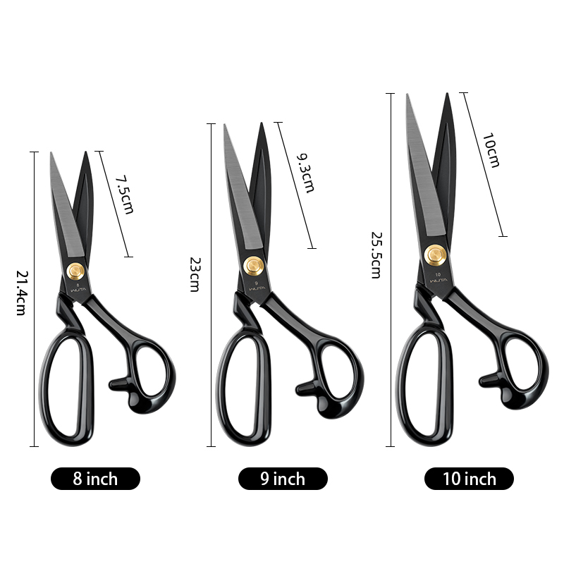 WUTA-Tijeras profesionales para cortar cuero, tijeras de Metal de alta resistencia, tijeras de costura, herramientas de artesanía, herramientas para cuero