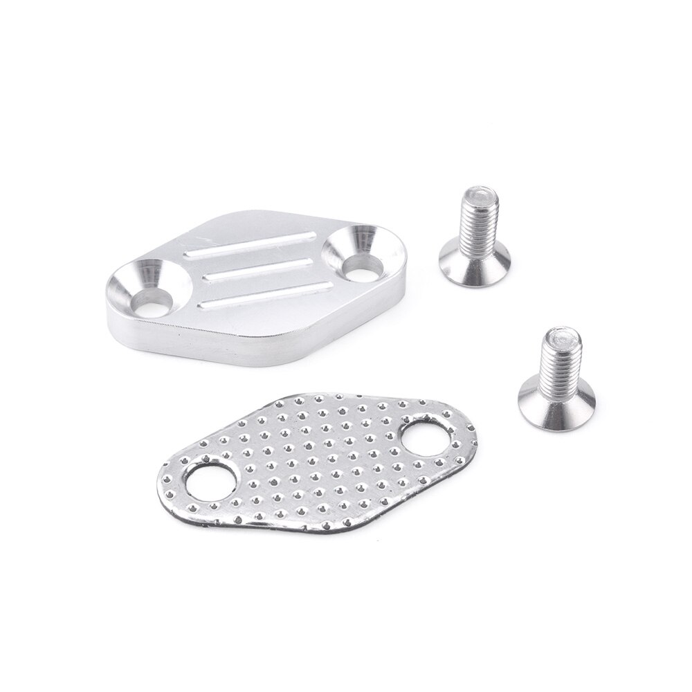 Ls LQ4 Egr Zilveren Buis Uitlaatspruitstuk Blok Off Plaat Kit Lsx 4.8L 5.3L 6.0L Egr Buis Plaat Fortruck Uitlaat spruitstukken OFI029: Default Title