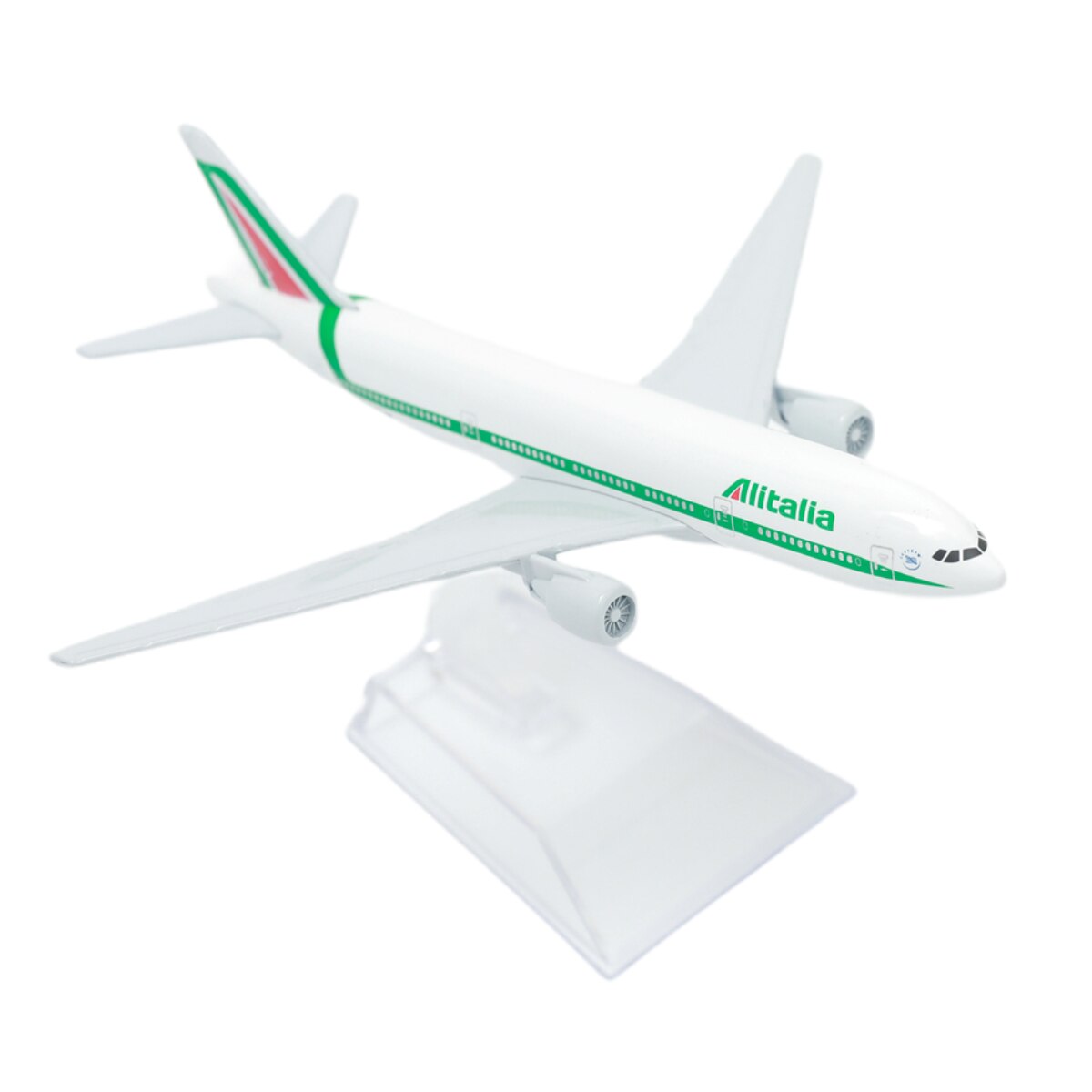 Italia oeairlines Boeing 777 aereo in lega pressofuso modello 15cm aviazione da collezione in miniatura Souvenir ornamento con supporto